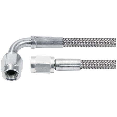 Allstar Performance 60 in. No.3 Line - 3 AN Straight - 90 deg 3 AN Tube Style ALL46304-60